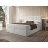 Čalúnená boxspring posteľ Massimo 120x200 - biela