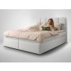Čalúnená boxspring posteľ Massimo 120x200 - biela