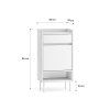 Skrinka Voco 50x95x34 cm