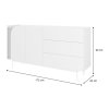 Komoda 172x90x42 cm - dub/toffee