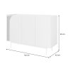 Komoda 132x90x42 cm - dub/toffee
