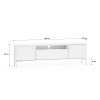 TV stolík 180x53x34 cm Sandrio - kašmír