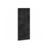 Čalúnená vešiaková stena Vasco - čierna