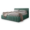 Jednolôžková posteľ v zelenom prevedení