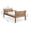 Rozmer detskej postele Noble Toddler Bed