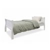 Biela jednolôžková posteľ Noble Adult Bed