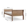 Rozmer postele Noble Adult Bed