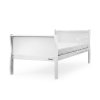 Biela masívna posteľ Noble Toddler Bed