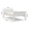 Rozmer detskej postele Country Toddler Bed
