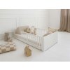 Biela montessori posteľ Monty Bed
