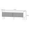 TV stolík 121x45x41 cm