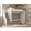 drevená poschodová posteľ 90x200 Dorin biela/zelená