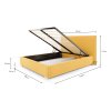 Rozmery postele Perfetto 160x200
