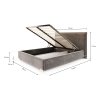 Rozmery postele Perfetto 140x200