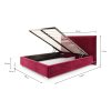 Rozmery postele Perfetto 180x200