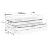 Rozmery postele Marcin 90x200