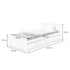 Rozmery postele Aldo 90x200