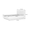 Rozmery postele Sofina 140x200