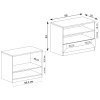 malý tv stolík 88x69x50 cm Tade