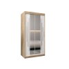 Skriňa Bethany 100/120 - dub sonoma / biela