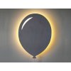 Detská drevená LED lampa Balónik