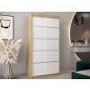 Skriňa Alyxia 100/120 - dub sonoma/biela
