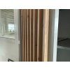Šatníková skriňa Nelly 3D - sivá / dub artisan