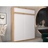 Skriňa Tokyo 180/200 - dub artisan/biela
