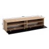 TV stolík Emar 150 - dub artisan/čierna