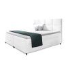 Boxspring manželská posteľ Leila s matracom - biela