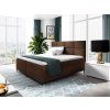 Boxspring manželská posteľ Leila - hnedá