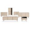 Komoda Forest so vzorom rybej kosti