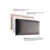 Čalúnený panel Dony 30x60 - čierna