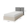 rozmery detskej postele Luca 90x200