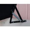 Ružová váľanda s úložným priestorom Teodor 90x200 zdvíhací mechanizmus
