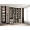 Úložný priestor šatníkovej skrine Como 1 s policami a zásuvkami
