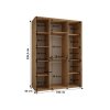 Parametre skrine Dakoty 2 s hĺbkou 60 cm