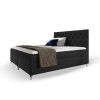Boxspring manželská posteľ Guliette s matracom - čierna